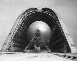 hangar 1 with airship inside